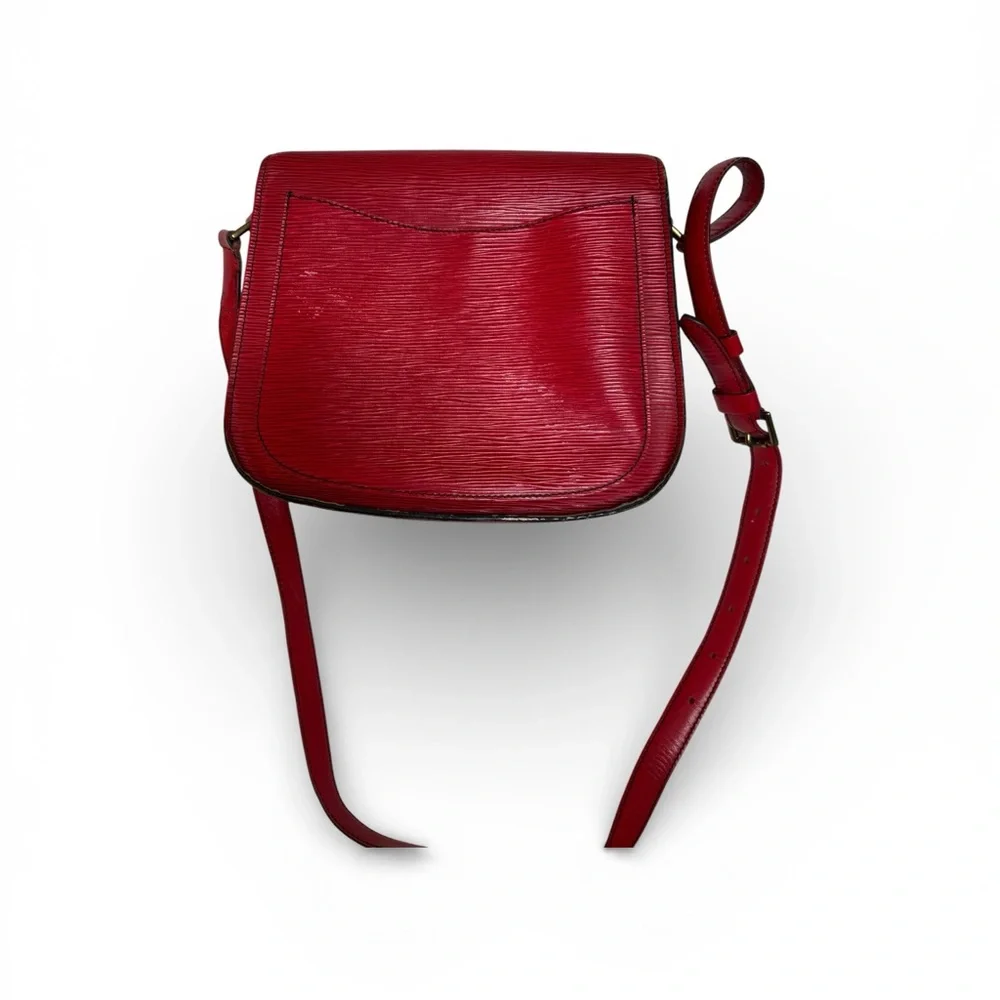 Louis Vuitton Epi Saint Cloud Red Crossbody Bag Vintage-see callouts